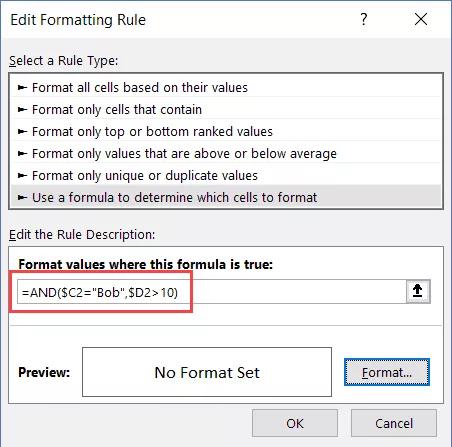 Hướng dẫn cách đánh dấu hàng dựa trên giá trị ô trong Excel